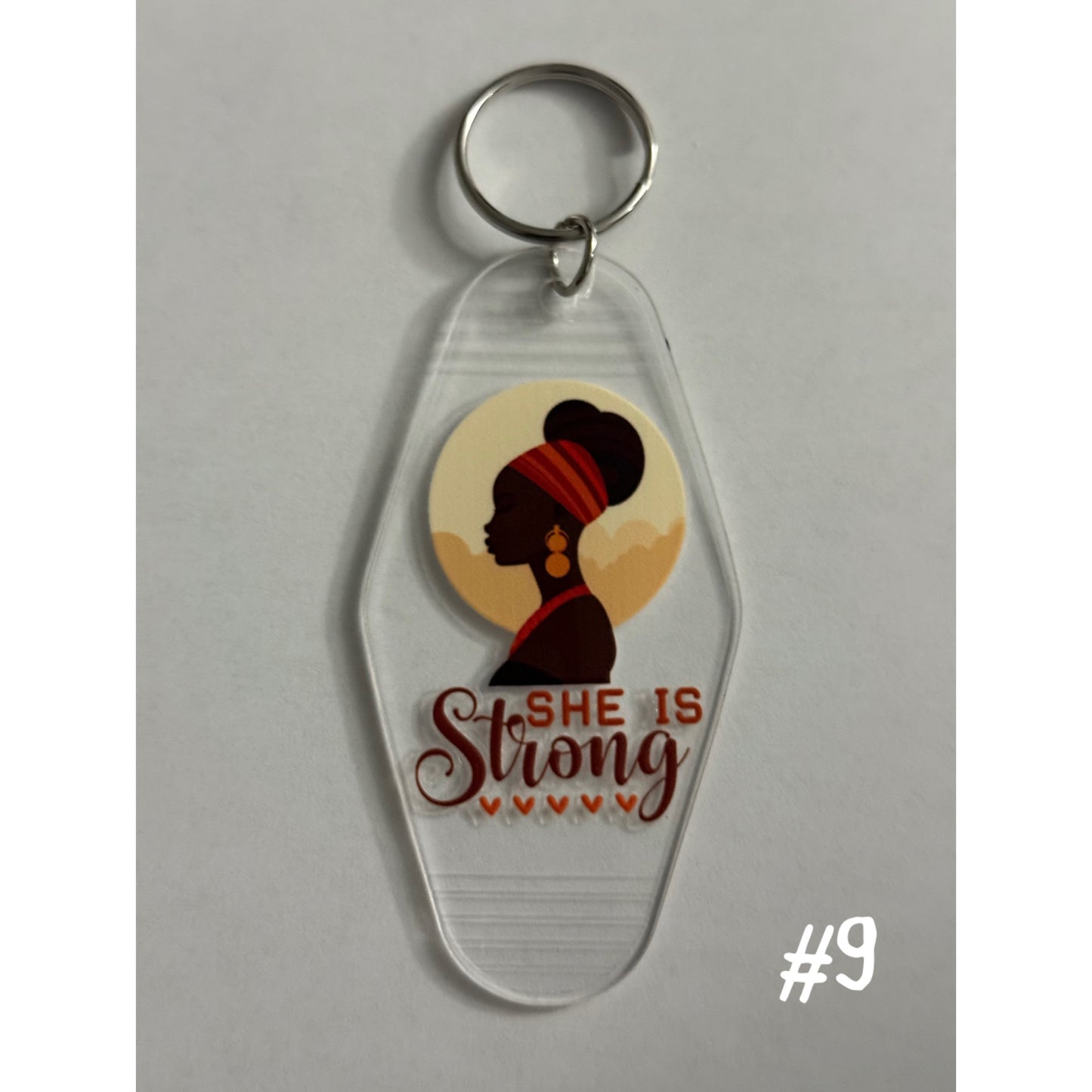 Positive Affirmation Key Rings