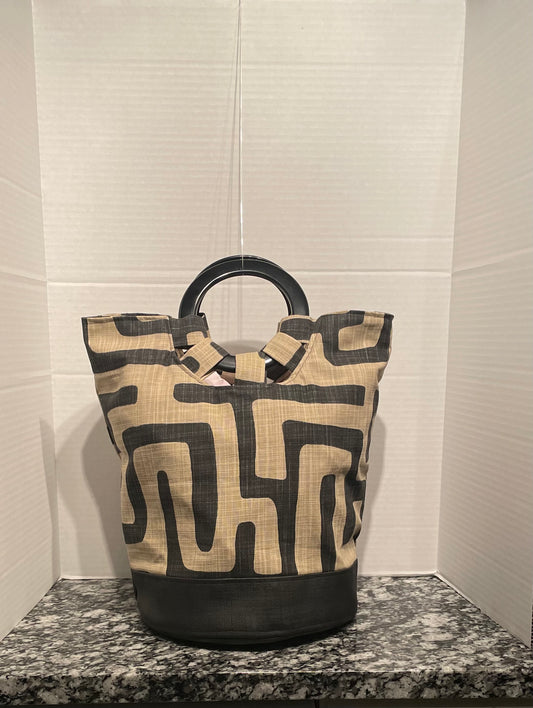 African print purse