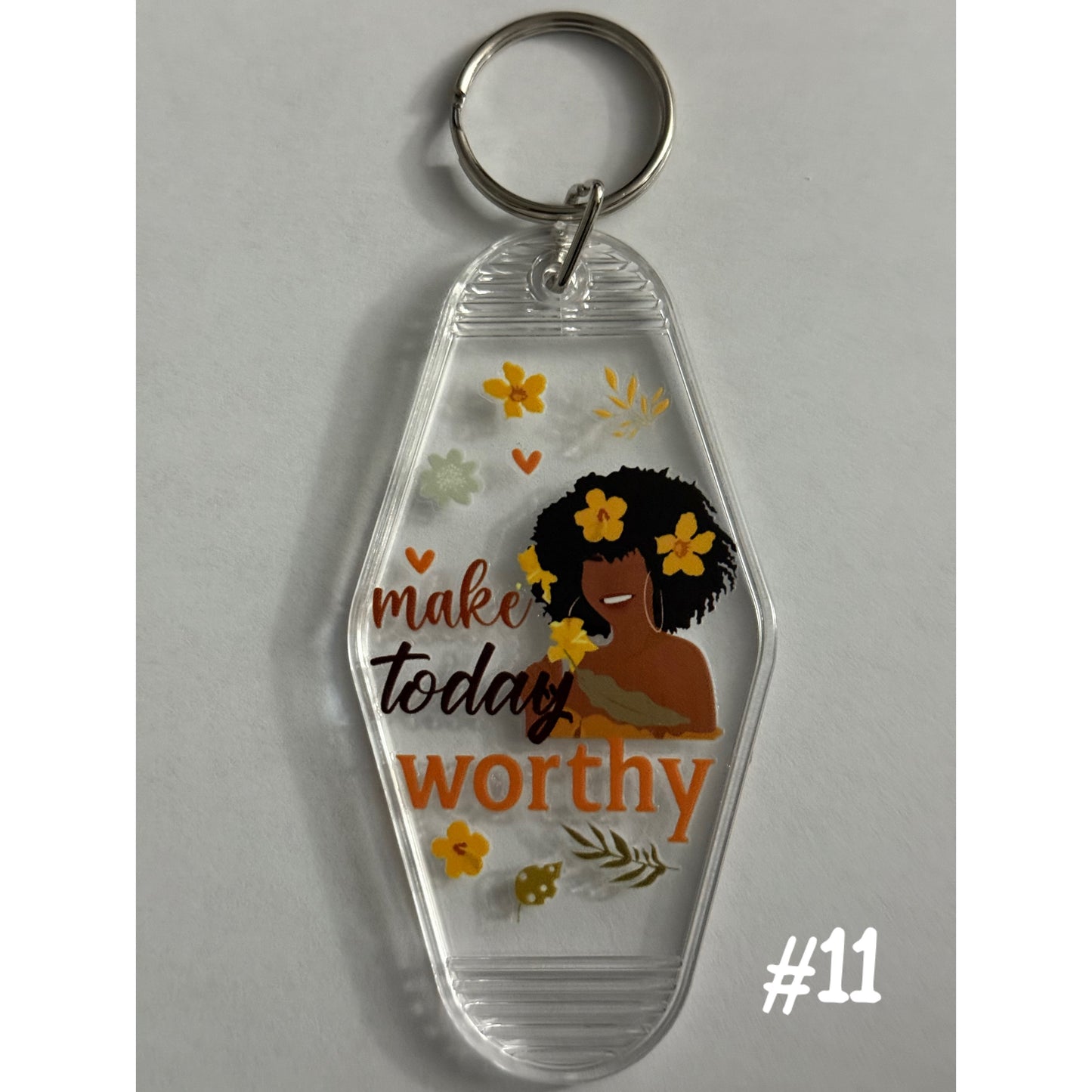 Positive Affirmation Key Rings