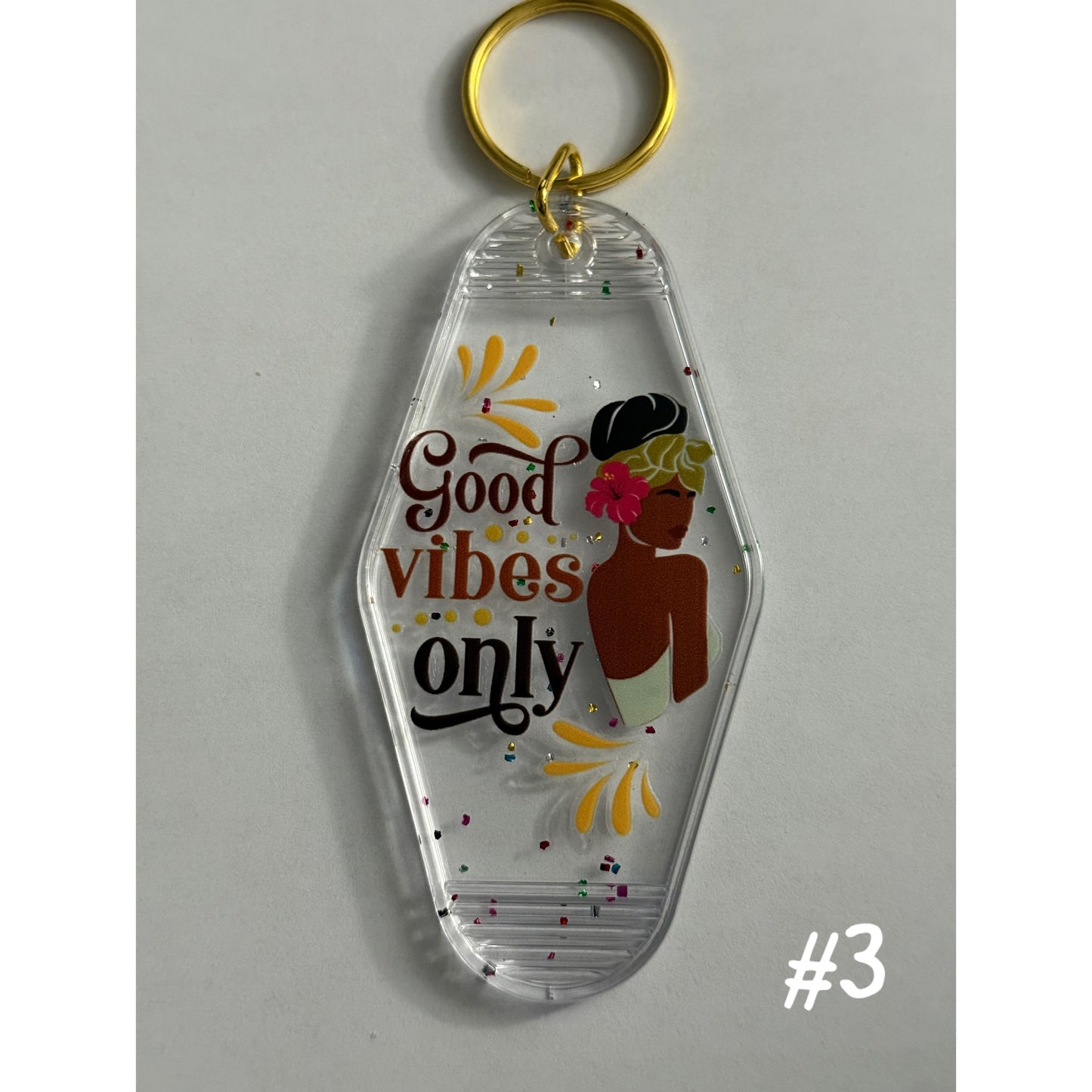 Positive Affirmation Key Rings