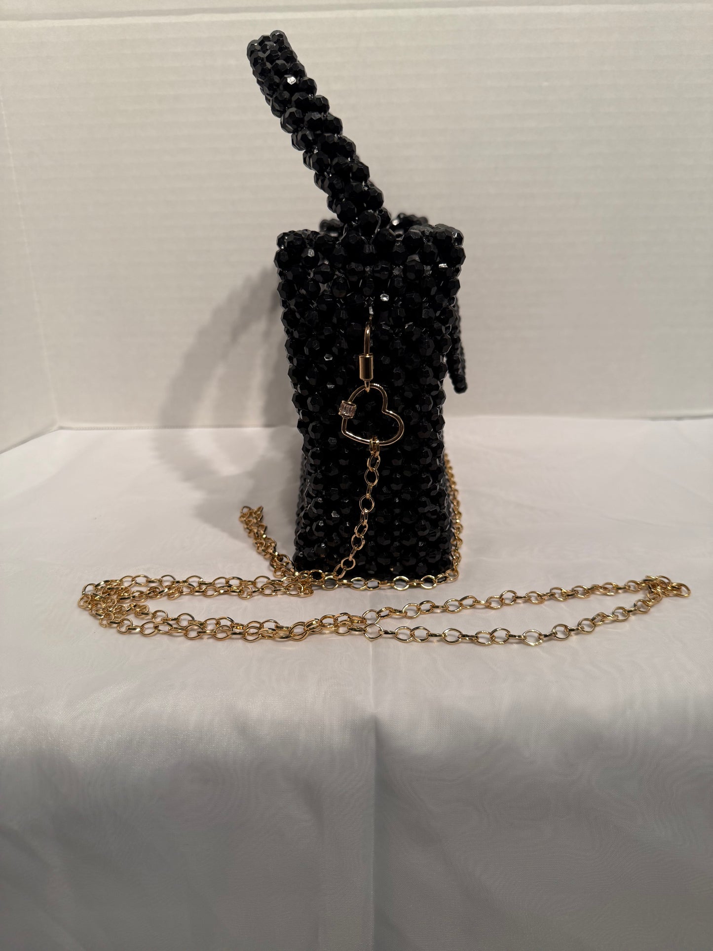 Black Beaded Purse