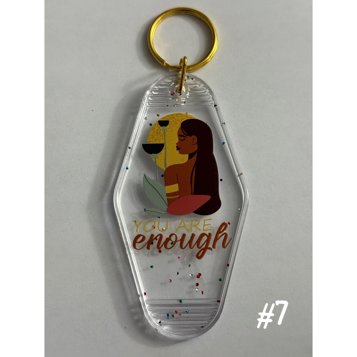 Positive Affirmation Key Rings
